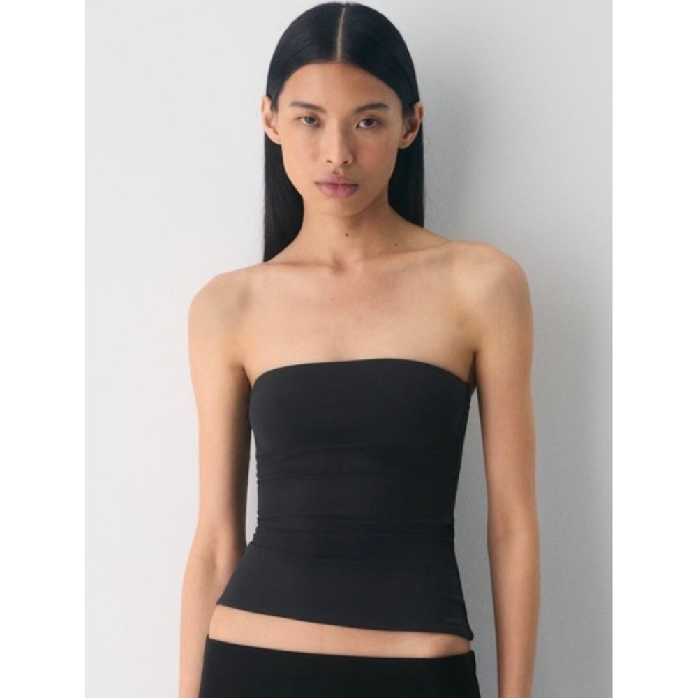 Babaton Contour Tube Top Black Strapless Aritzia 91283 Small